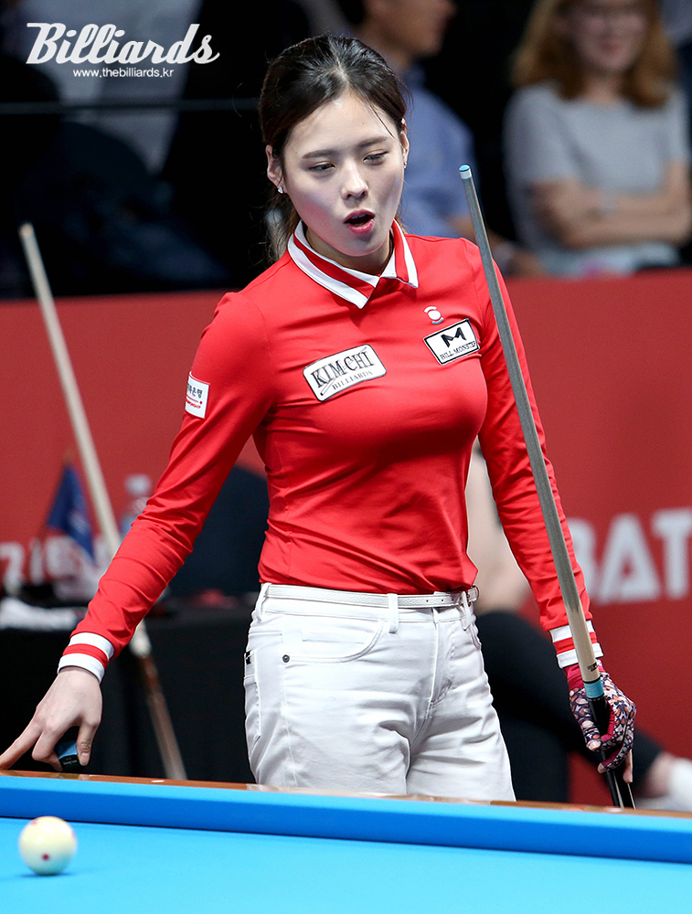 '2차전 준우승자' 서한솔도 32강전을 조 2위로 통과하며 16강에 합류했다.  사진=김용근/PBA 프로당구협회