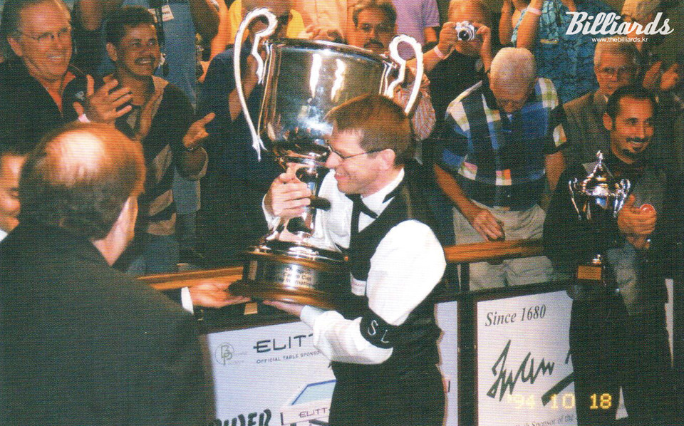 2005 상리 인터내셔널 오픈’에서 우승을 차지한 토브욘 블롬달.  빌리어즈 자료사진
