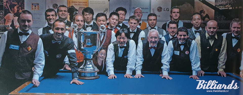 2007 상리 인터내셔널 오픈에 출전한 선수들.  빌리어즈 자료사진