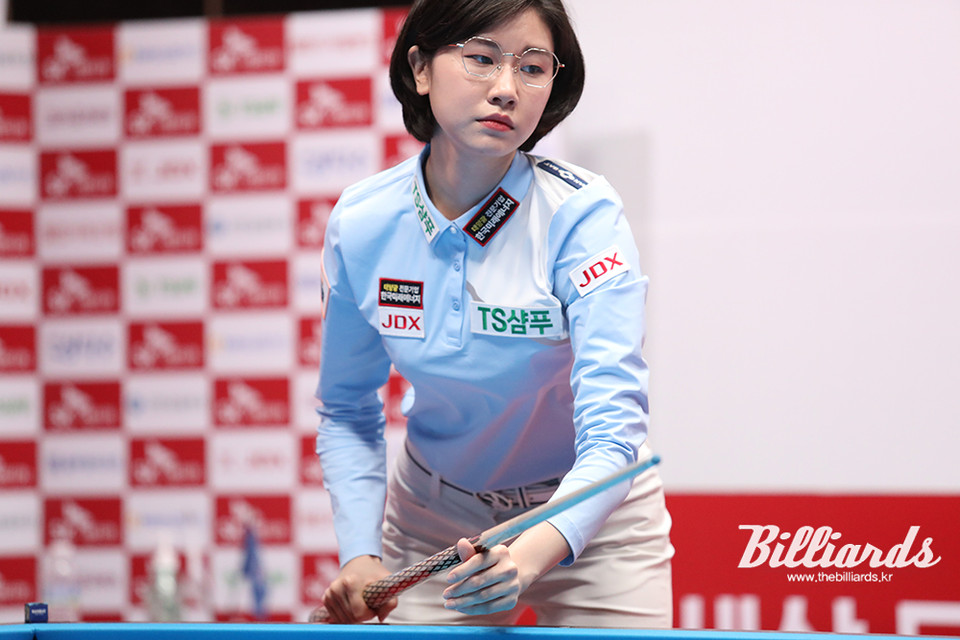 유력한 여자부 우승 후보로 꼽히던 이미래가 8강전에서 박지현에게 패해 탈락했다.  사진=이용휘 기자