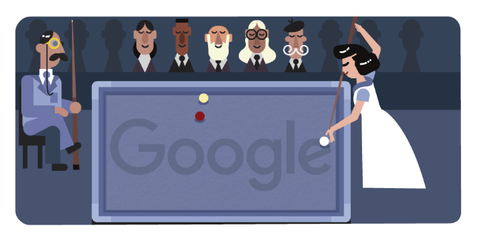 구글의 메인 페이지 '오늘의 기념일 로고'에 가쓰라 마사코 기념 애니메이션이 등자했다.