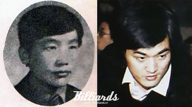 '이리 꼬마' 전광웅(왼쪽)과 '3쿠션 챔피언' 정상철.  빌리어즈 자료사진