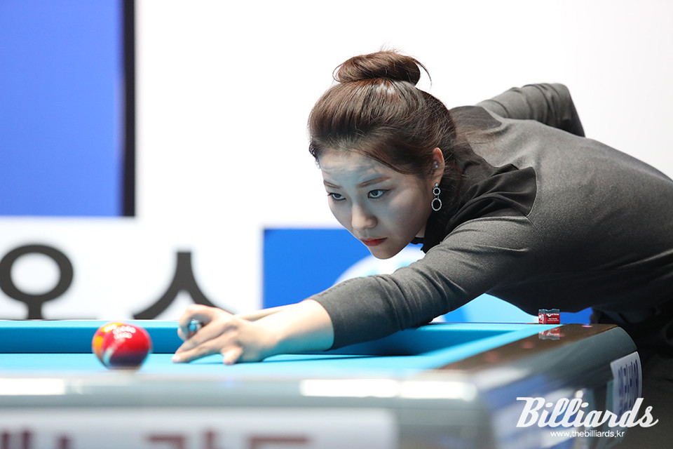 무명의 최연주가 김세연과 김민아를 압도하며 조 1위로 경기를 주도했다.  사진=이용휘 기자