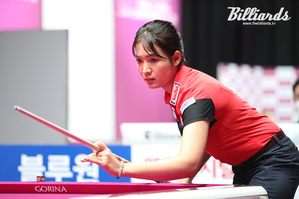 시즌 2승을 노린 스롱 피아비가 아쉽게 준결승전에 패해 도전에 실패했다.  사진=이용휘 기자