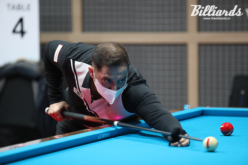 이국성을 3-1로 꺾고 32강에 오른 그리스의 파파콘스탄티누. 사진=고양/김민영 기자