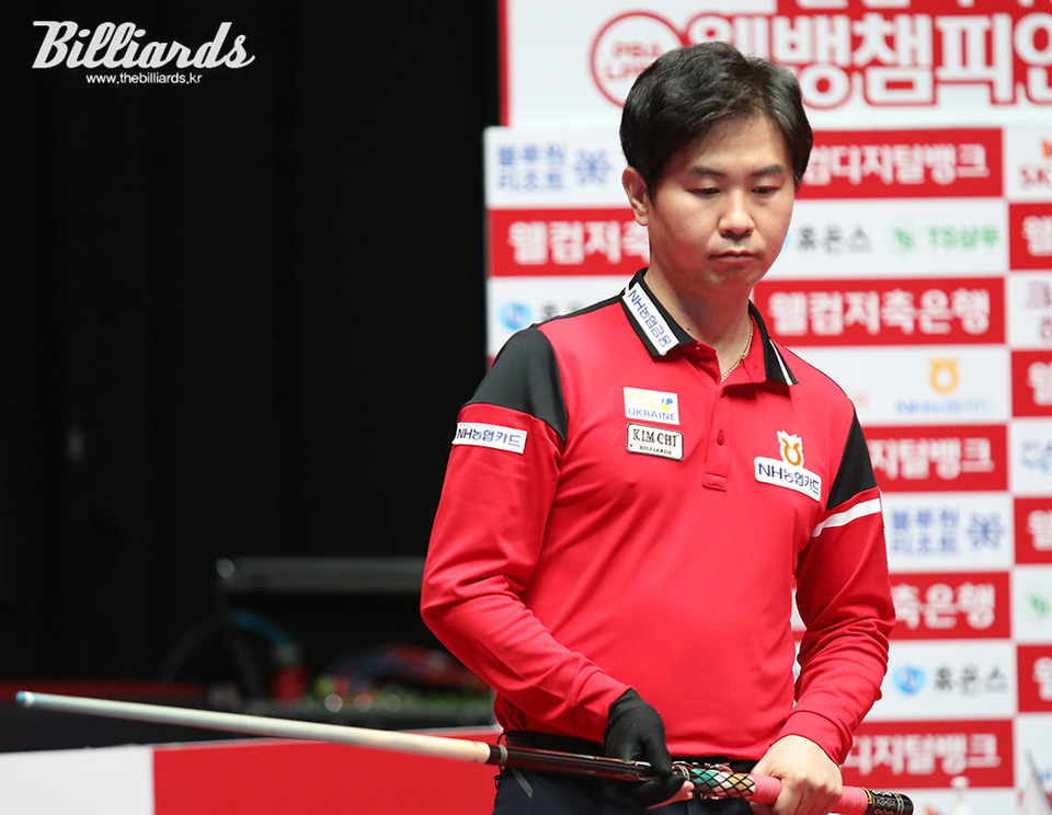 김현우의 이번 시즌 마지막 투어가 8강전에서 끝났다.  사진=고양/김민영 기자