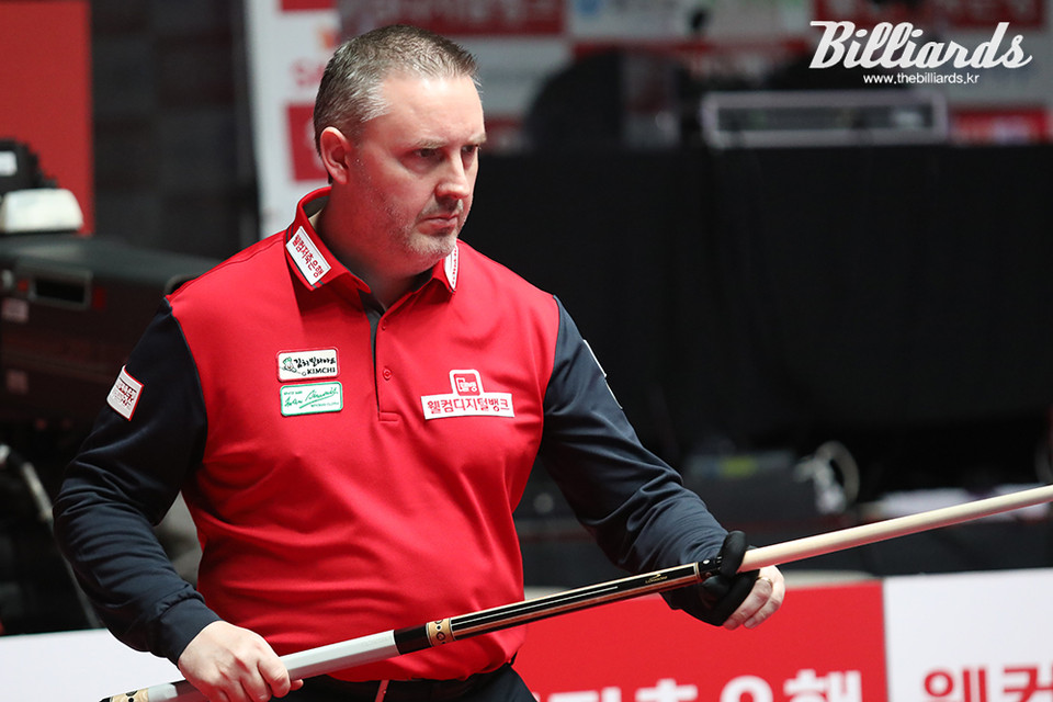 프레데릭 쿠드롱이 김종원을 꺾고 3연속 결승 진출에 성공했다.  사진=고양/김민영 기자