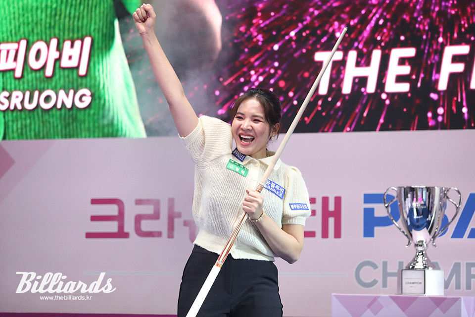 스롱 피아비가 시즌 2승을 달성하며 시즌 랭킹 1위에 올랐다. 사진=고양/이용휘 기자