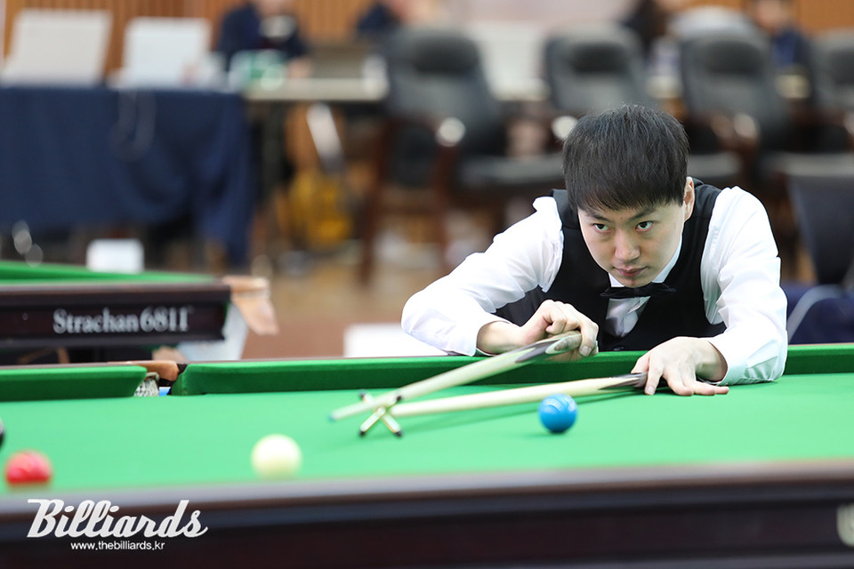 '2023 스누커 그랑프리 1차대회'에서 우승을 차지한 허세양. 사진=빌리어즈 자료사진