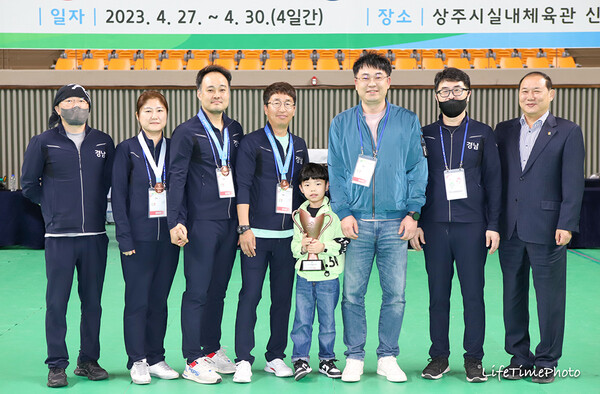 3위 경상남도 선수단. 사진=대한당구연맹 제공