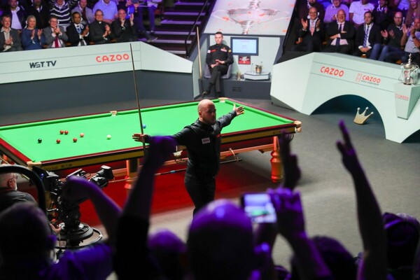 승리를 자축하는 브리셀.  사진=WST 제공