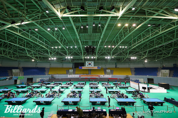 지난해 열린 태백산배 전국당구대회 경기 장면.  사진=대한당구연맹 제공