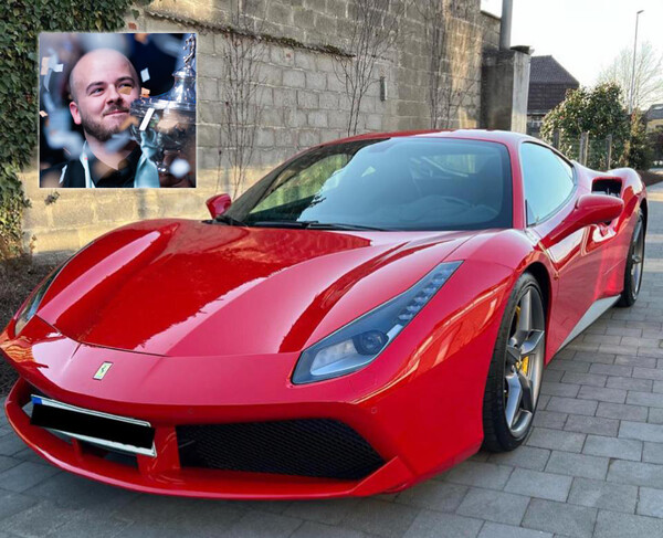 루카 브리셀이 공개한 페라리488.   사진=루카 브리셀 인스타그램