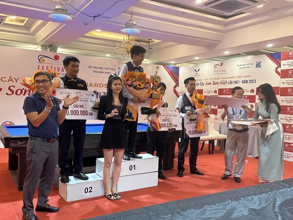 시상식.  사진=Vũ Tâm Billiards