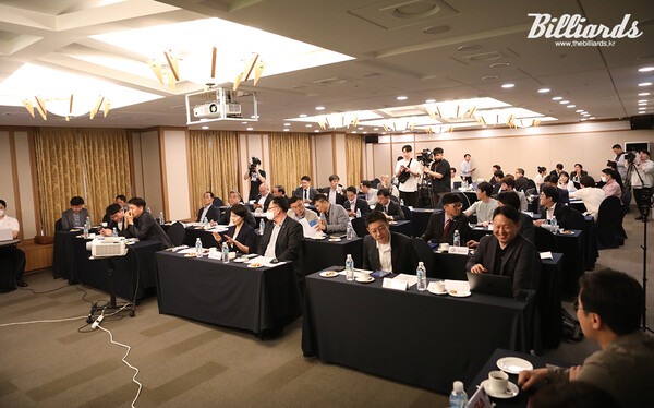 '2023 PBA 팀리그 드래프트' 장면.  사진=이용휘 기자