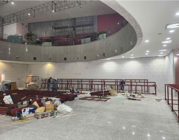 PBA 전용경기장 공사 현장. 사진=PBA 제공