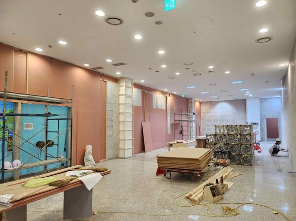 PBA 전용경기장 공사 현장. 사진=PBA 제공