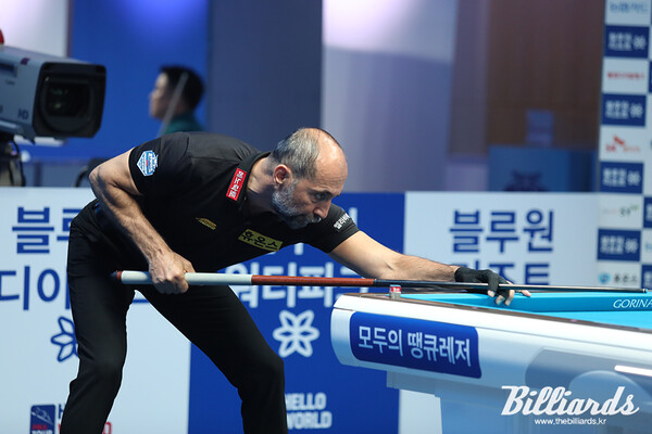 승부치기에서 승리해 32강에 오른 세미 사이그너. 사진=김도하 기자