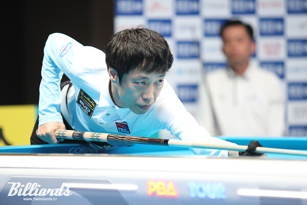 즈엉아잉부를 꺾고 네 시즌 만에 8강 진출에 성공한 박인수. 사진=이용휘 기자