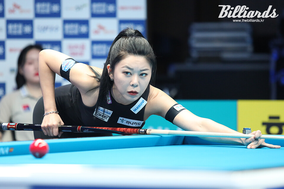 'LPBA 다승왕' 김가영이 단독 6승에 도전한다. 사진=이용휘 기자