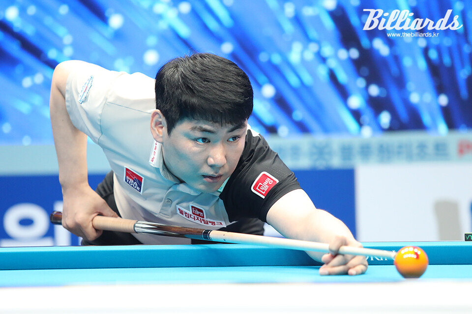 이상대가 '헐크' 강동궁을 꺾고 8강에 올랐다. 사진=이용휘 기자