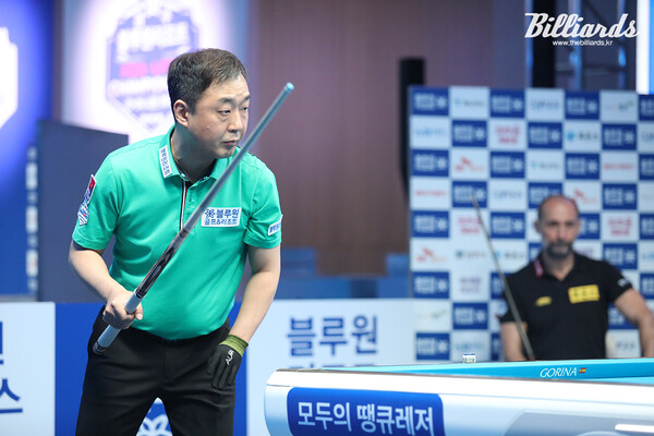 사이그너에게 아쉽게 패한 엄상필(블루원리조트).   사진=이용휘 기자