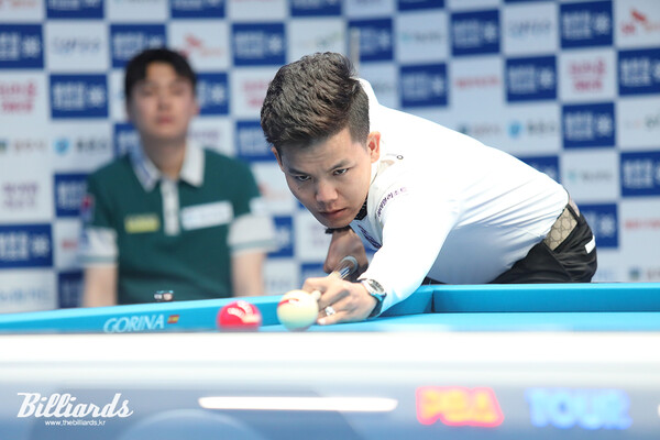 베트남의 마지막 남은 이번 투어 도전자 응우옌프엉린은 아쉽게 신정주에게 져 탈락했다.   사진=이용휘 기자