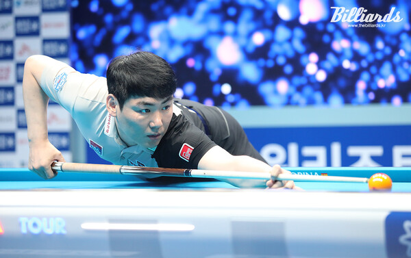 이번 개막전에서 완벽한 경기력으로 국내외 강자들을 연달아 꺾고 준결승에 올라간 이상대(웰컴저축은행).  사진=이용휘 기자