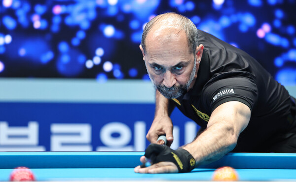 "내 커리어를 '나이스' 하게 마무리하기 위해서, 미래 세대를 위해, 나의 '레거시'를 남기기 위해 이곳 PBA에 왔다".  사진=PBA 제공