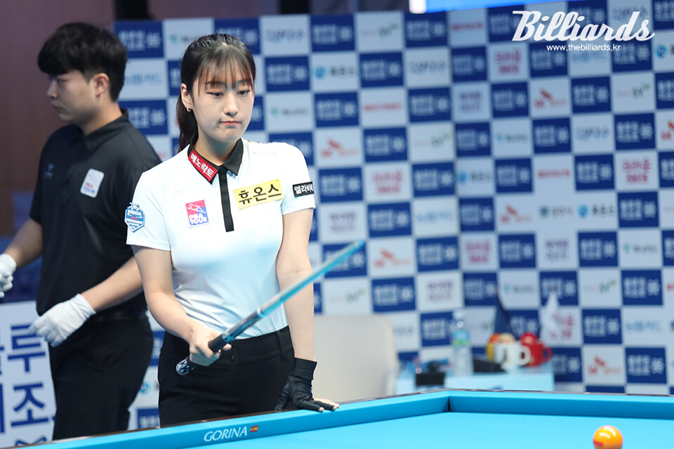 '경주 블루원리조트 LPBA 챔피언십'으로 프로당구 데뷔를 마친 장가연. 사진=이용휘 기자