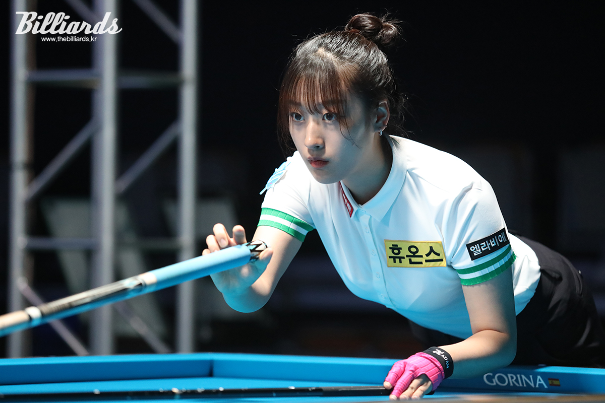 장가연은 20:15로 박초원에게 승리하며 2라운드에 진출했다.  사진=이용휘 기자