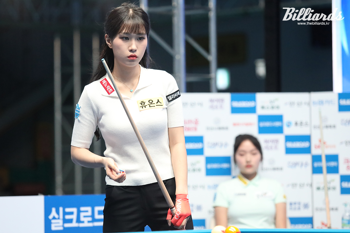 한지은에게 2-0 완승을 거두고 16강에 오른 전애린. 사진=안산/이용휘 기자