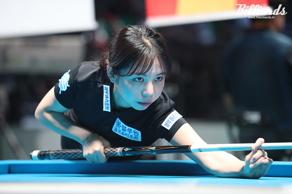 하윤정을 상대로 2-0의 완승을 거두고 16강에 오른 김민영. 사진=안산/이용휘 기자