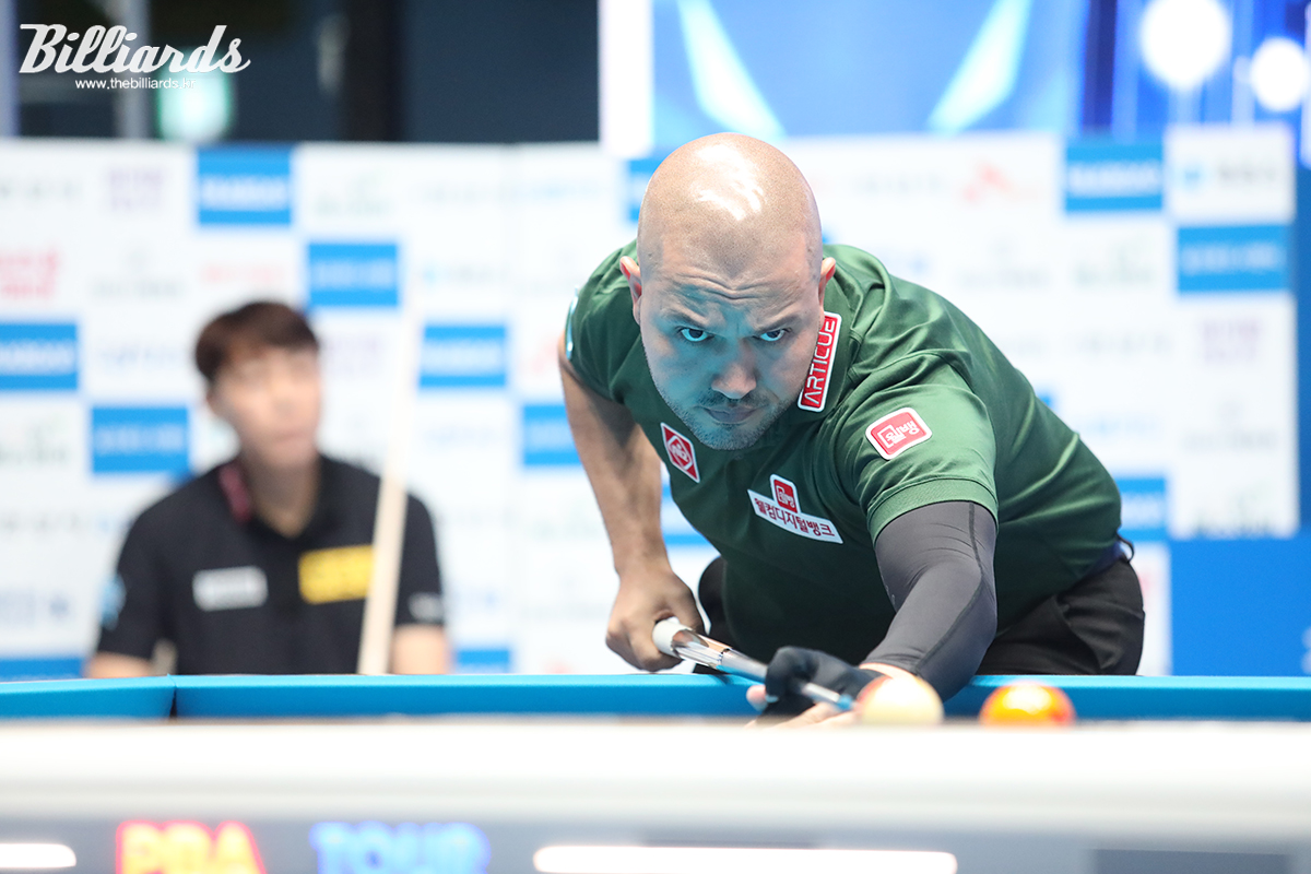 최성원을 승부치기에서 꺾고 64강에 진출한 비롤 위마즈(웰컴저축은행).  사진=안산/이용휘 기자