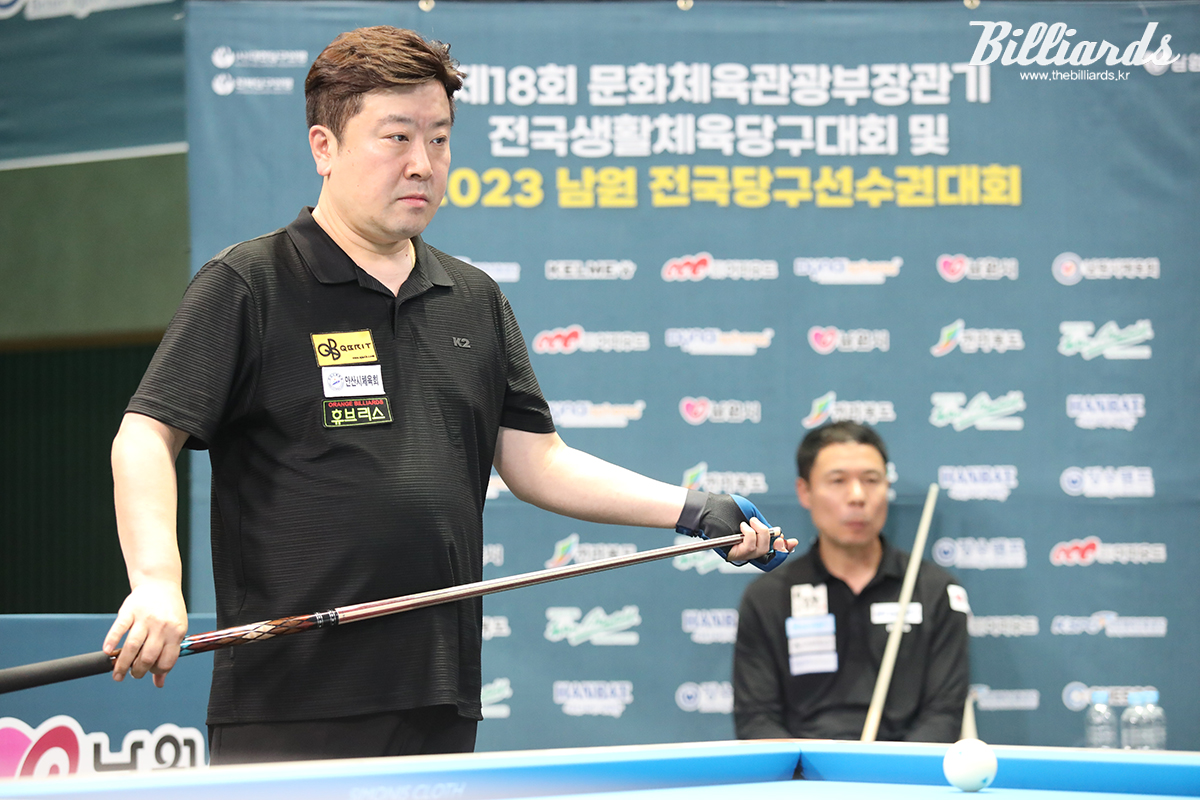 허정한과 리벤지 매치를 벌이는 조치연. 사진=남원/이용휘 기자