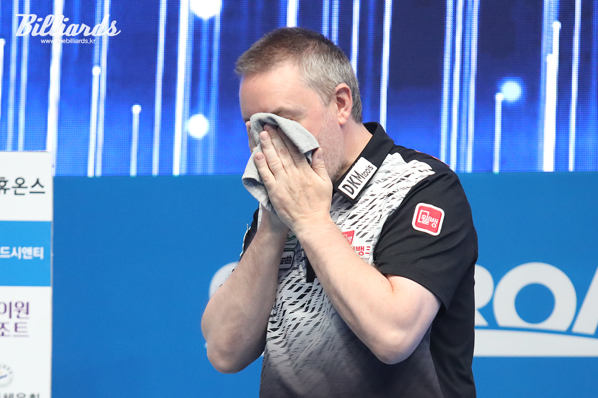 '당구 황제' 프레데릭 쿠드롱(웰컴저축은행)이 최근 뜻밖의 사태로 곤욕을 치렀다. 사진=이용휘 기자