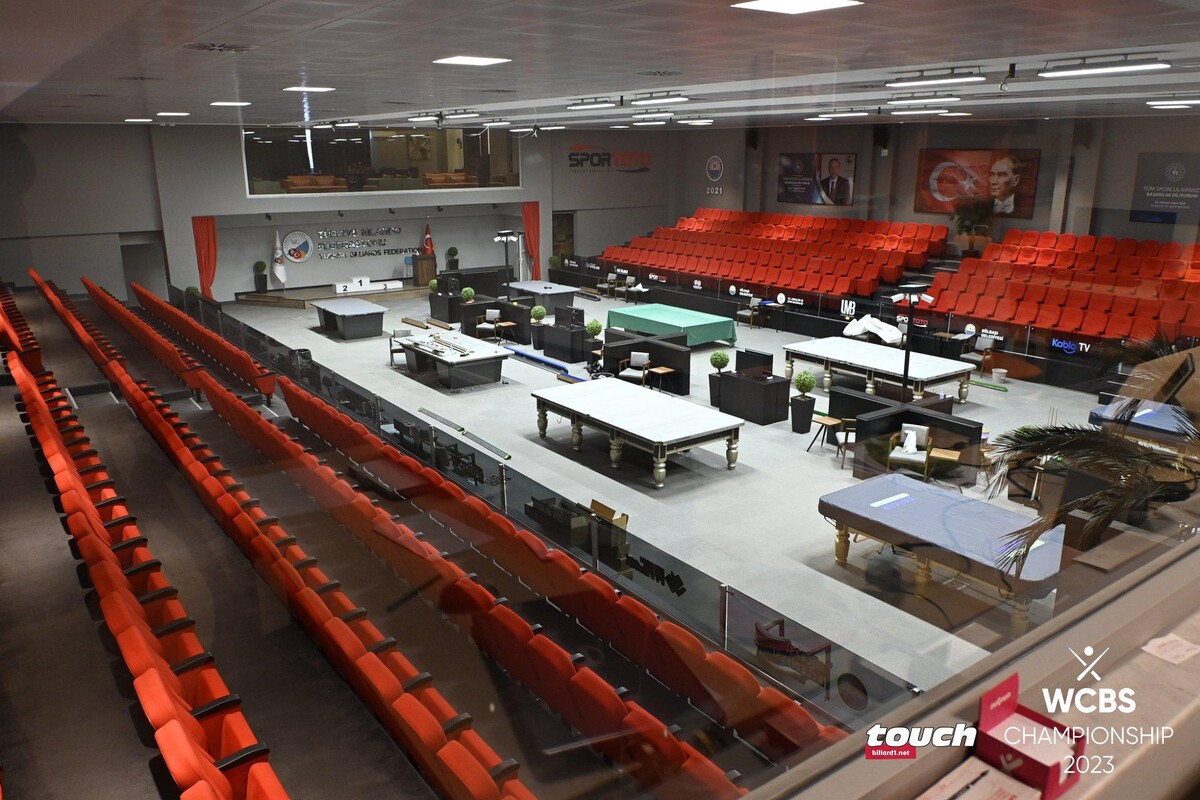 '제1회 WCBS 챔피언십'이 열리는 튀르키예당구연맹 전용경기장.   사진=WCBS 제공