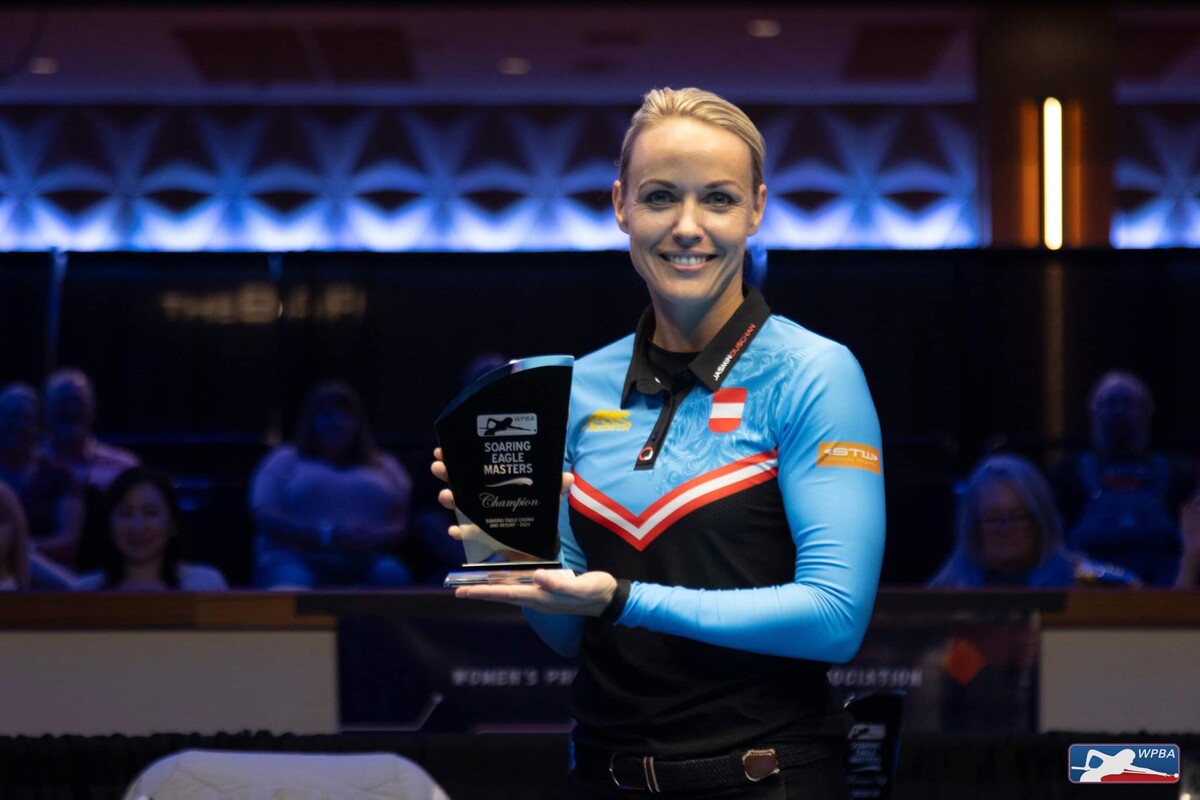 이번 대회 우승자 자스민 우샨(오스트리아). 사진=WPBA 제공