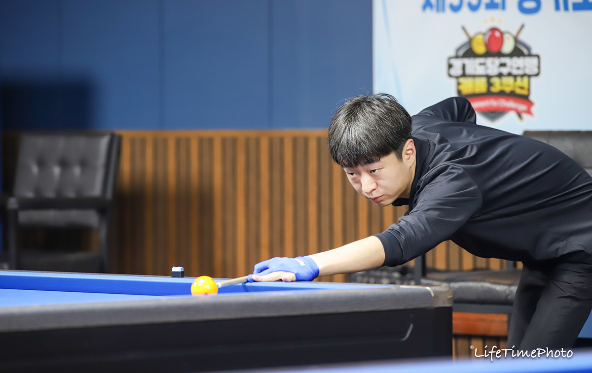 준우승을 차지한 허진우. 사진=함상준/경기도당구연맹 제공