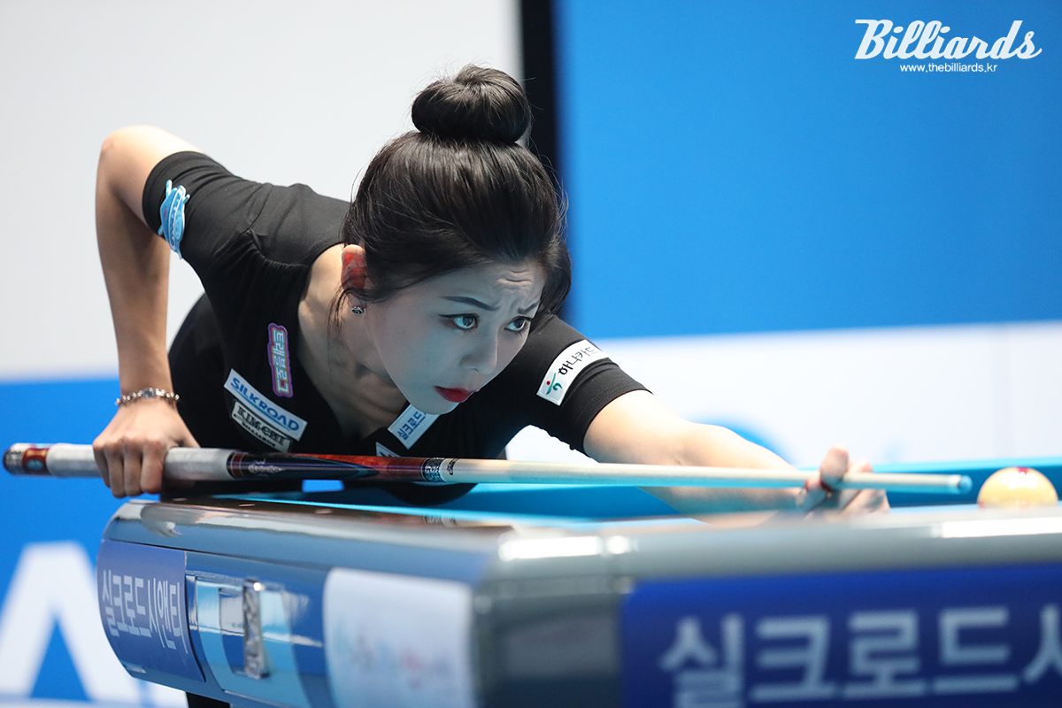 '당구 여제' 김가영(하나카드)은 3차 투어에서 과연 어떤 모습을 보여줄까.  사진=이용휘 기자
