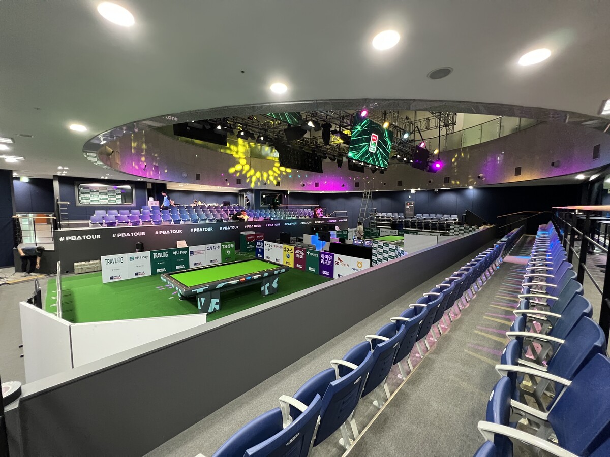 프로당구(PBA) 투어가 '고양 킨텍스 PBA 스타디움'의 단장을 마치고 마침내 새로운 시작을 알렸다.   사진=PBA 제공
