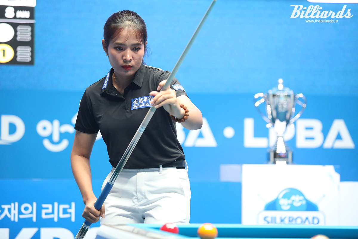 21일 오후 3시 50분에 '2차전 챔피언' 스롱 피아비(블루원리조트)가 홍연정과 3차 투어 첫 경기에 나선다.   빌리어즈 자료사진