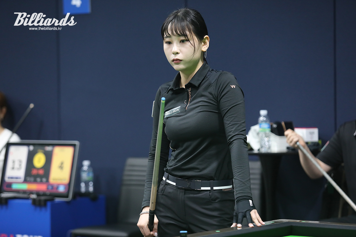 백민주에게 아깝게 패한 송민지.  사진=고양/김민영 기자