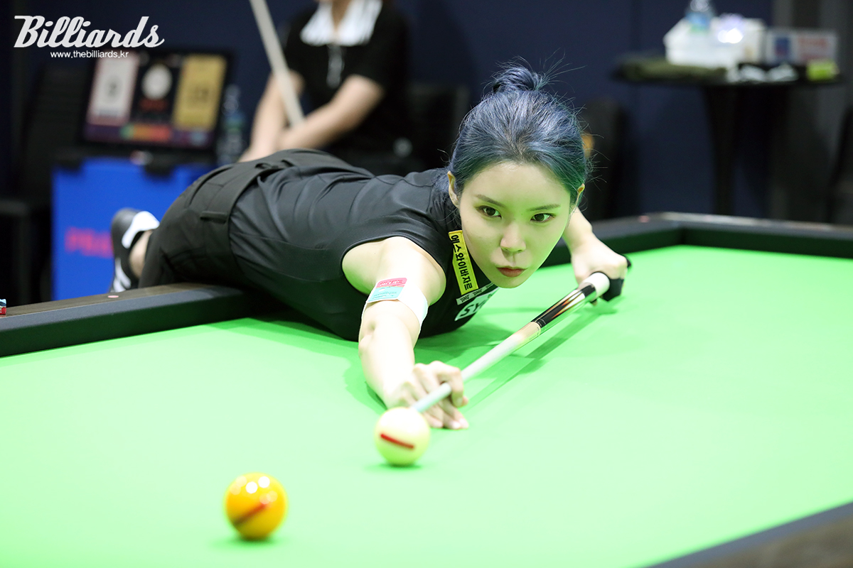 32강에 진출한 이우경(에스와이).  사진=고양/김민영 기자