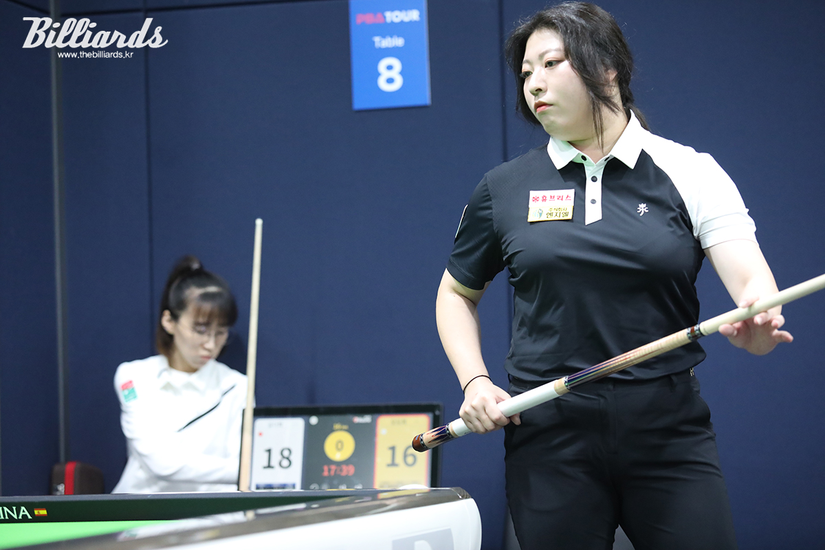 64강에서 대역전 드라마를 완성한 오도희.  사진=고양/김민영 기자