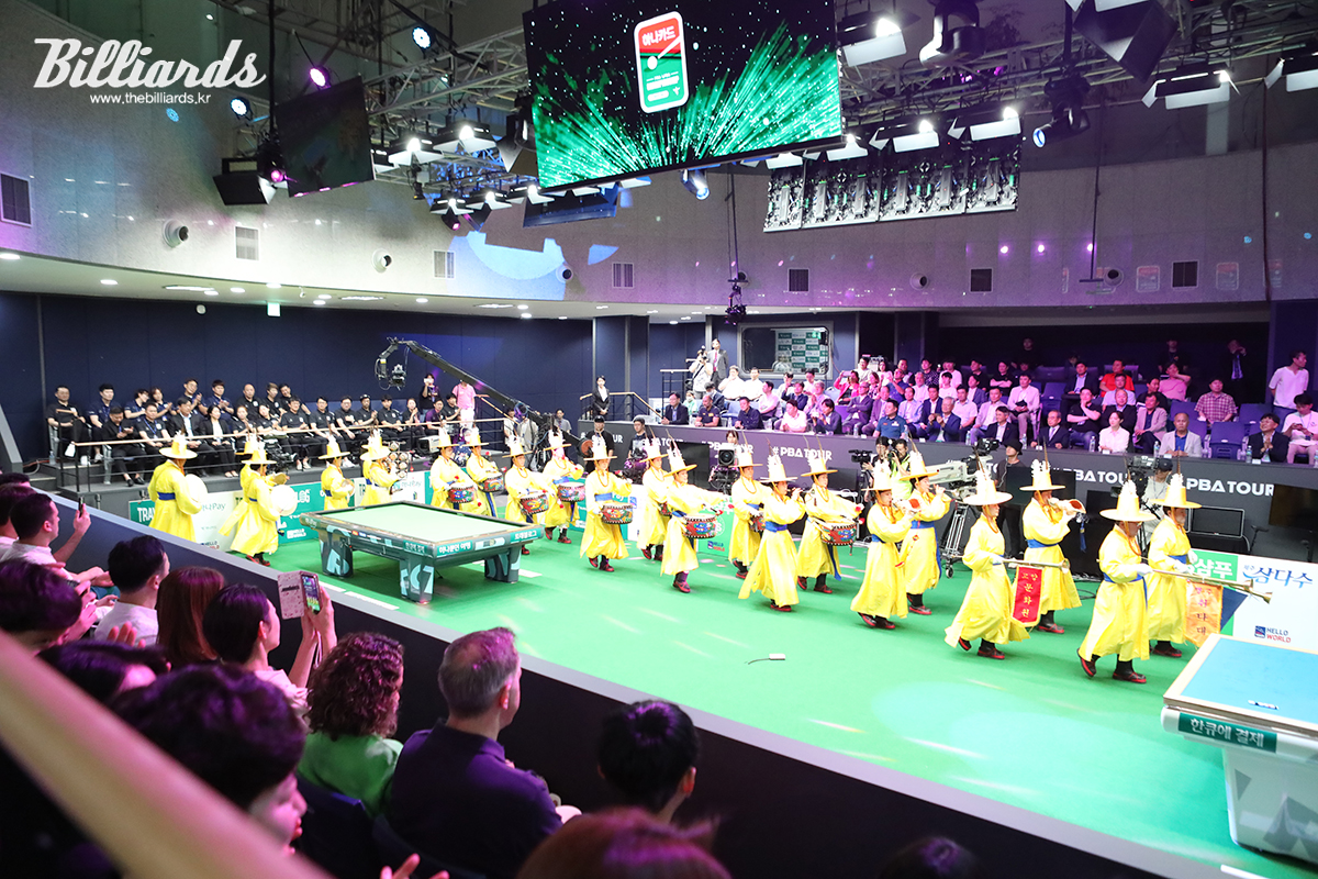 고양시 대취타대의 축하 공연. 사진=고양/이용휘 기자