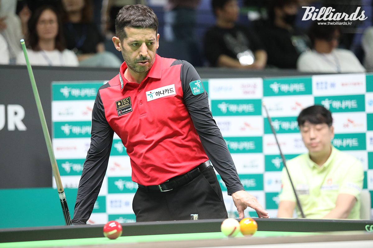 '튀르키예 강호' 무랏 나시 초클루(하나카드)는 128강에서 오성욱(NH농협카드)을 3-1로 누르고 64강에 올라갔다.  사진=고양/이용휘 기자