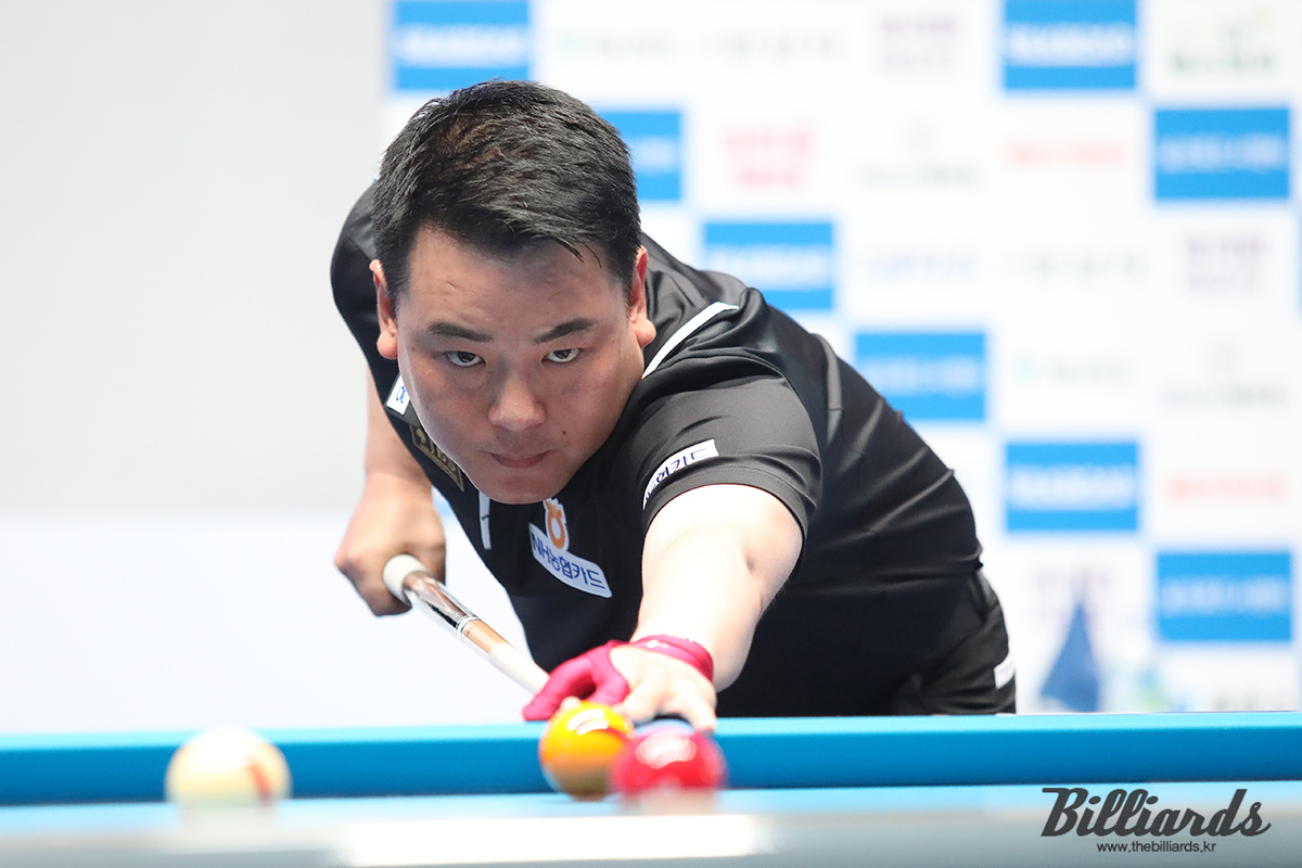 128강에서 임완섭을 꺾고 순항을 시작한 조재호. 빌리어즈 자료사진