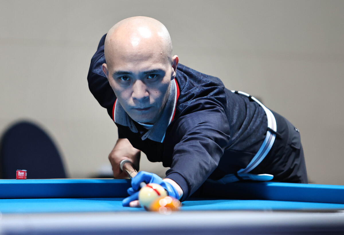 강민구(블루원리조트)를 세트스코어 3-1로 꺾고 1부 첫 승을 따낸 이창렬.  사진=PBA 제공