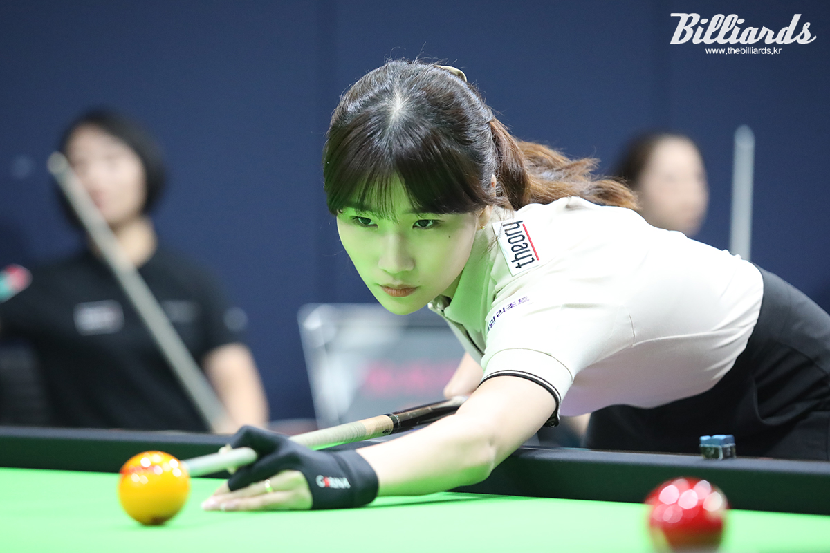 2차 투어 준우승자인 용현지(하이원리조트)는 16강에서 아쉽게 탈락했다.   사진=고양/이용휘 기자